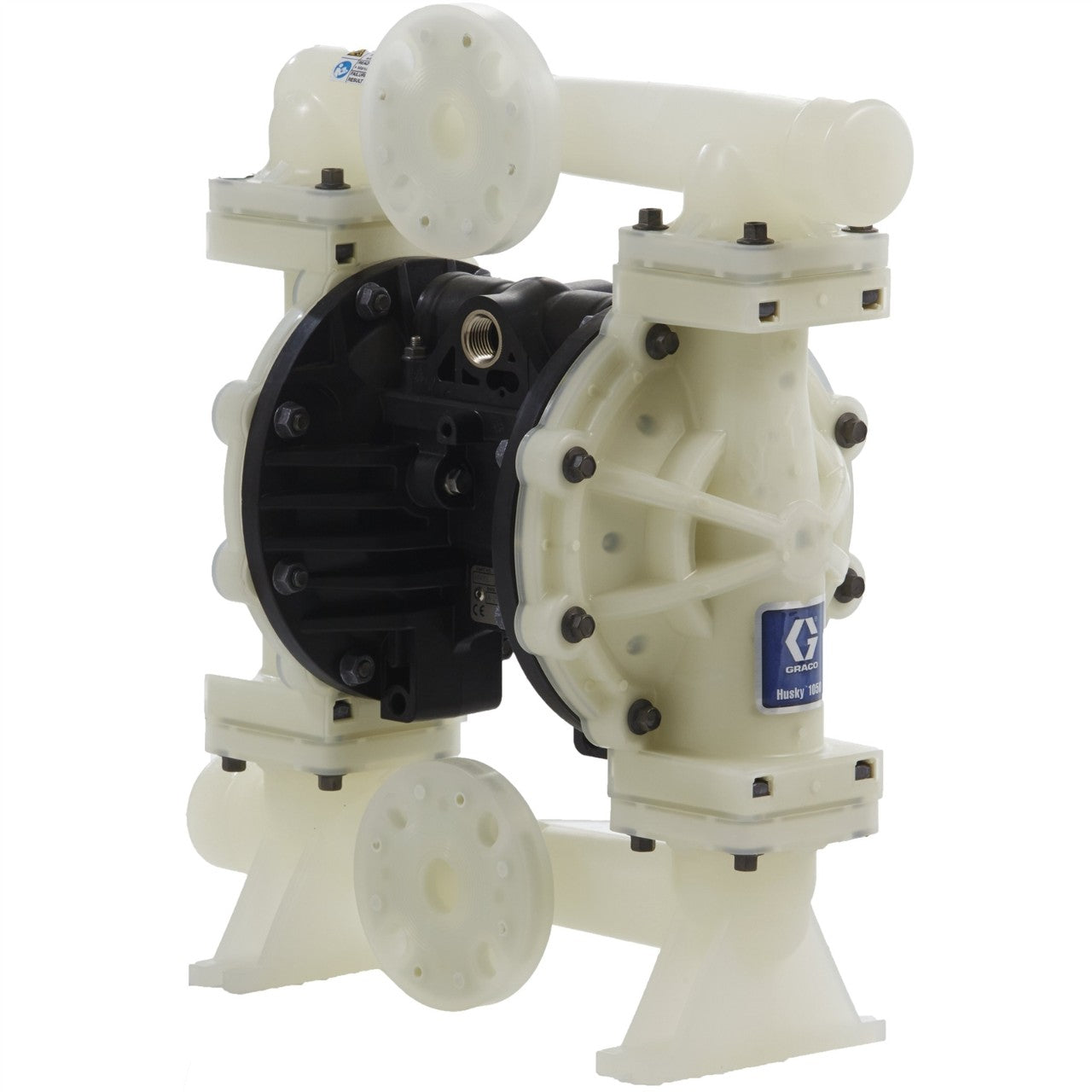 Graco 649007 Husky 1050 1-inch Poly Diaphragm Pump, PTFE center