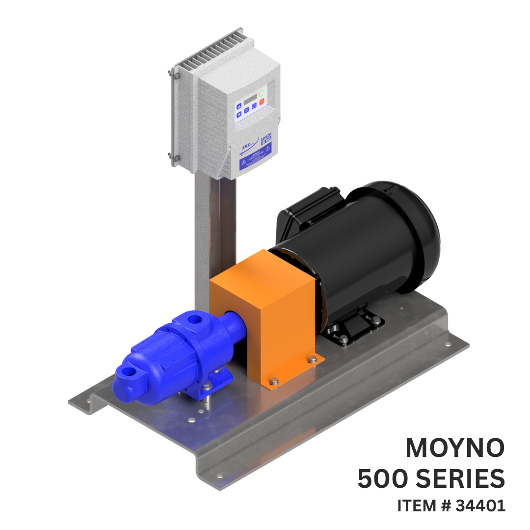 Moyno 34401 Pump on Baseplate with Motor and VFD